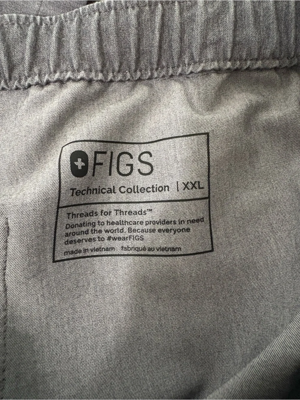 Men's Figs Gray Utility Scrub Pants - Lightweight Work Trousers
